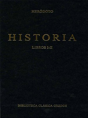 cover image of Historia. Libros I-II